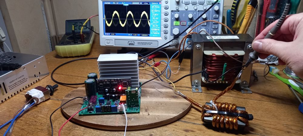 Плата інвертора чистий синус на  48V, (24V)  1800 Ватт