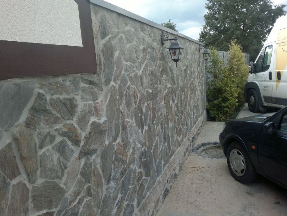 Kamień elewacyjny łupek szarogłazowy twardy