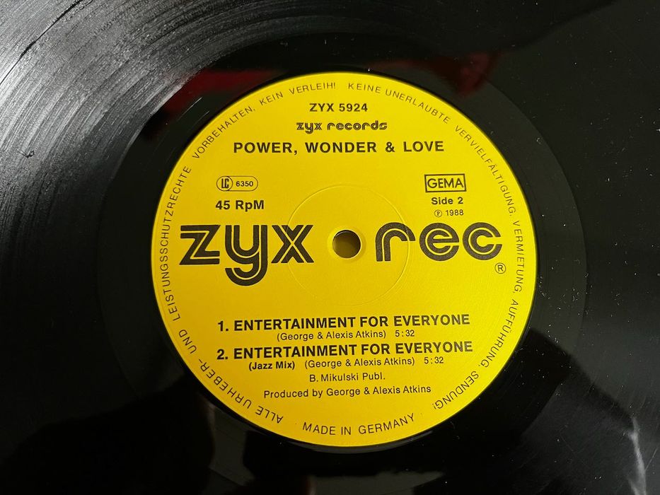 Power, Wonder & Love - Afro Acid / Entertainment For Everyone - Acid House