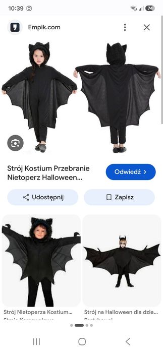 Stroj na Halloween nietoperz