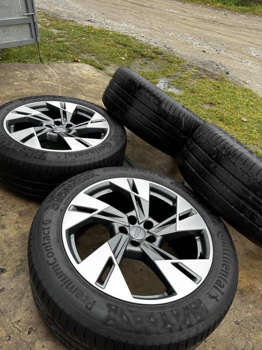 Диски 5/112 R20 +літні шини Audi E-Tron Q2 Q5 SQ5 A8 AllRoad Q3 Q4 R8