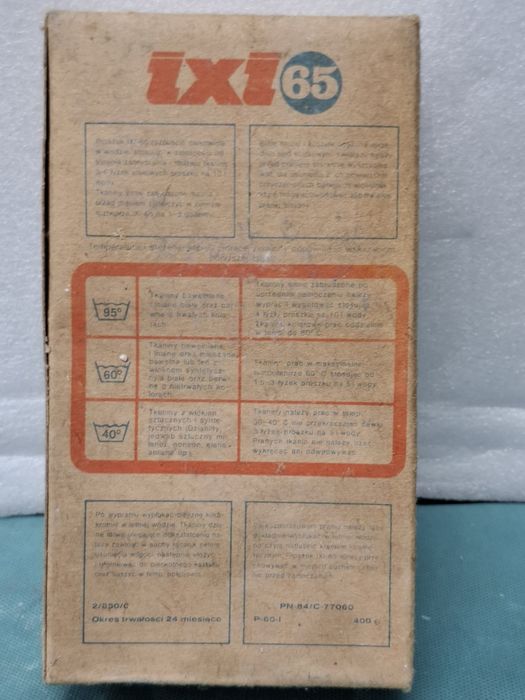 IXI 65 proszek do prania z 1988r
