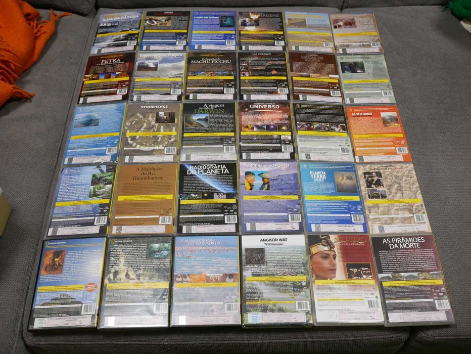 Lote 30 DVDs Documentários – National Geographic