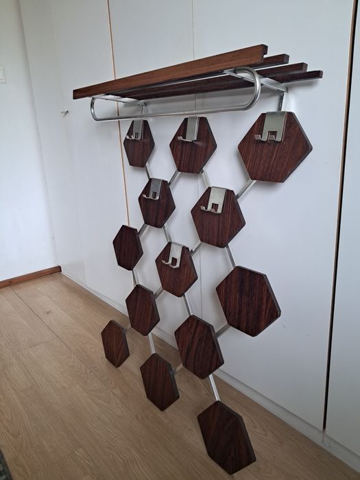 Vintage wieszak Garderoba półka przedpokój