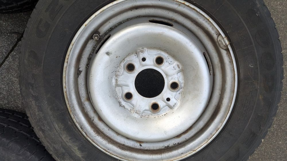 5 jantes 14", michelin 61423, furação 5x118