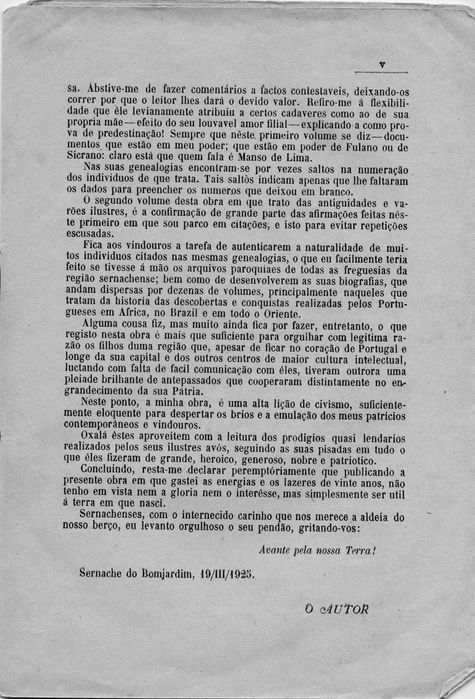 Genealogia: Famílias e varões ilustres de Cernache do Bonjardim
