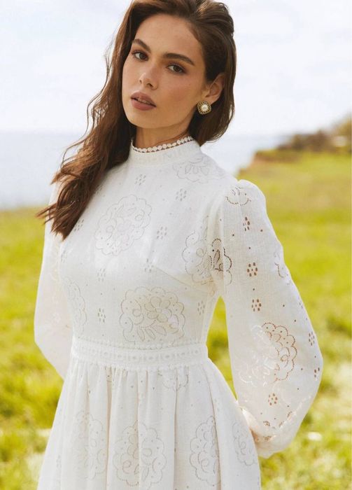 Сукня Gepur біла, вдягали один раз, XS