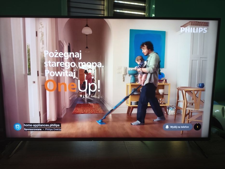 Smart tv telewizor 50 cali  Panasonic + stopka+ uchwyt+ pilot