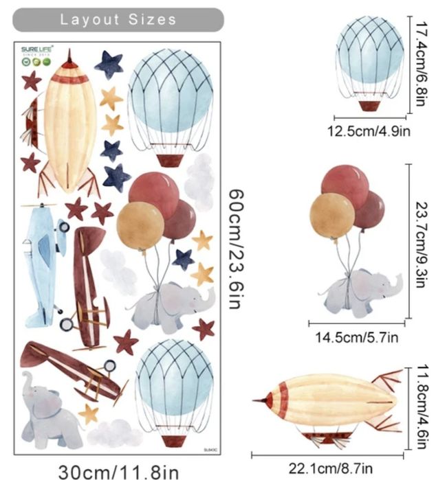 Naklejki do pokoju dziecięcego