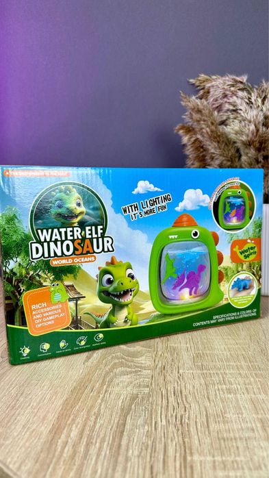 Набір для творчості з аквагелем та акваріумом (4 кольори, 4 форми)