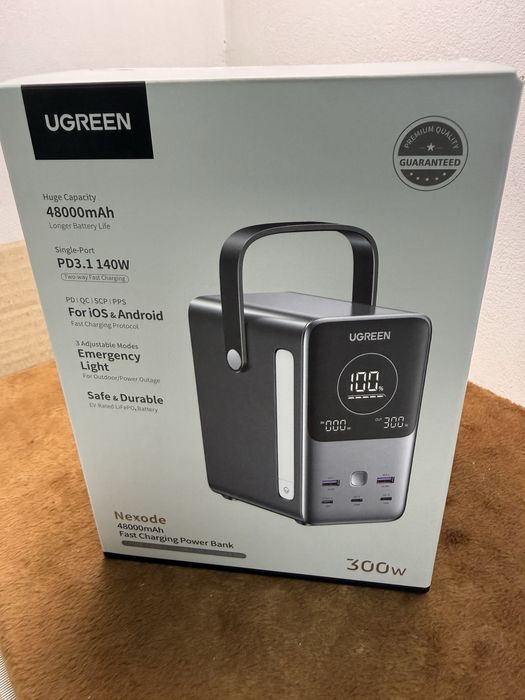Зовнішній акамулятор, Павербанк PowerBank Ugreen Nexode 48000 mAh 300W