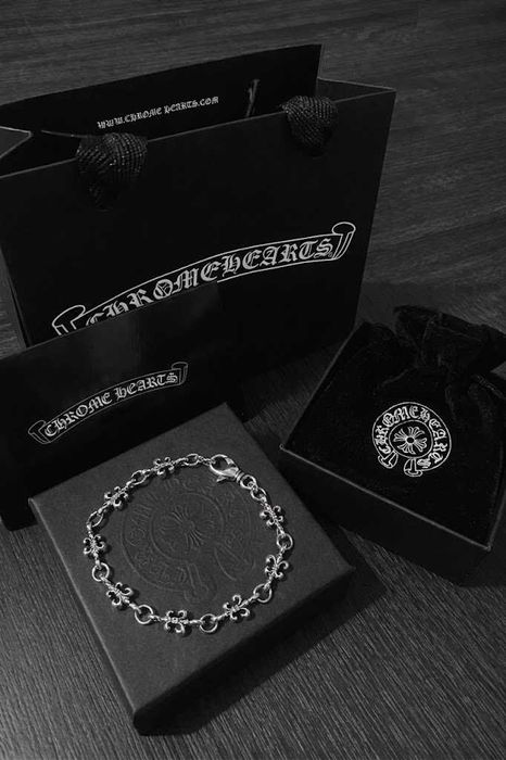 Браслет Chrome Hearts Floral 925 срібний