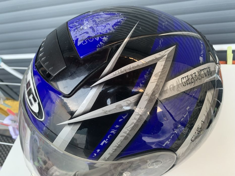 Capacete HJC CS-R1 Dagger Blue / Samurai