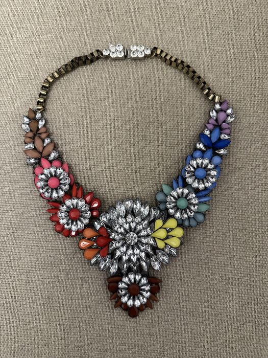 б/в Кольє зі стразами, стрази, камінці, декор, матеріал для творчості