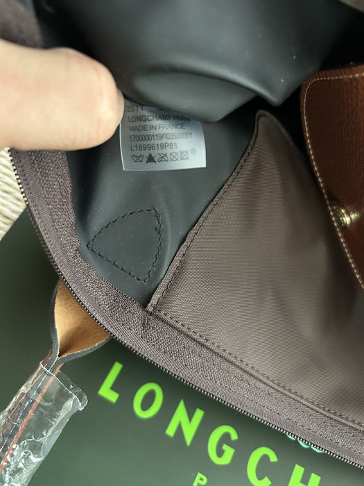Longchamp torebka brązowa L