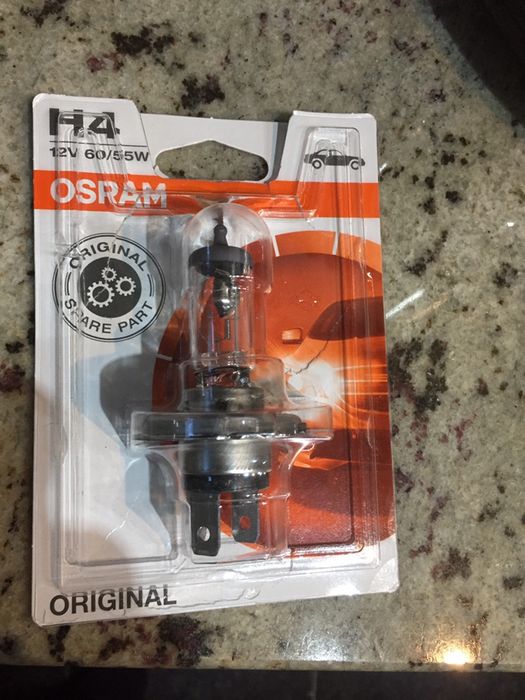 Farol H4 carro farolim