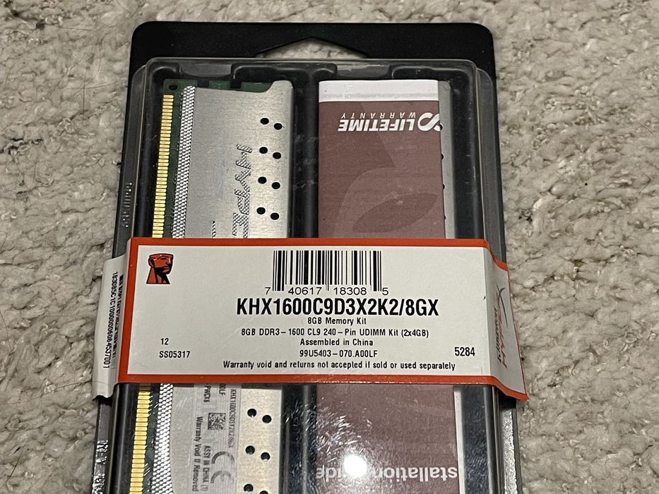 Ram DDR3 16Gb 4x4 Kingston HyperX