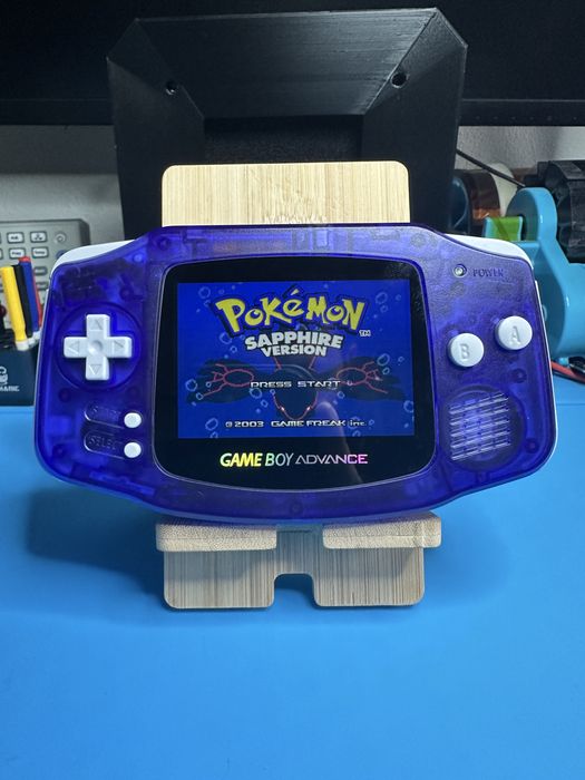 Gameboy Advance Clear Sapphire IPS