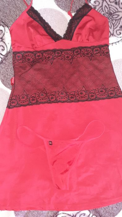 Комбинация и стринги  размер s/m