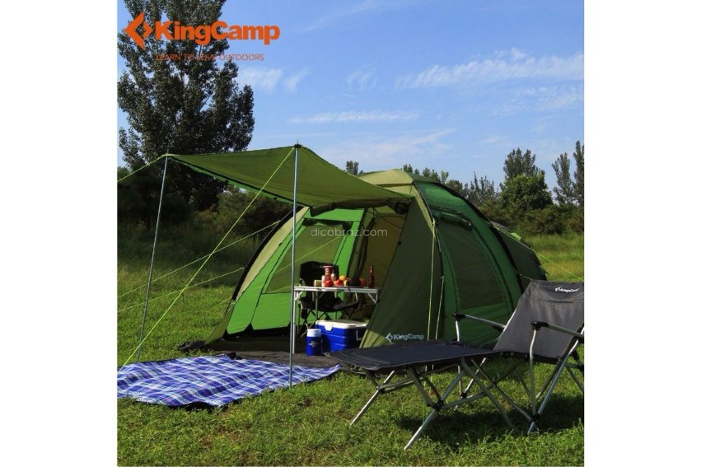 Палатка кемпінгова 4-10 місна KING CAMP ROMA 4 (з ременем безпеки)