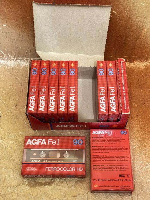 Нові Аудіо Касети 80-90х.Вінтаж-Ретро*AGFA,Yashimi,Maxel,JVC,BSF*