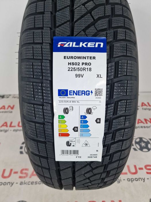 NOWE zimowe OPONY 225/50R18 - Falken EuroWinter HS02 PRO