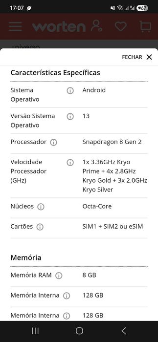 Samsung S23 5G 128GB