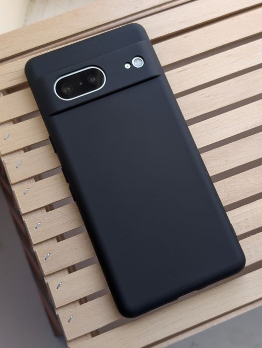Силіконовий чохол з мікрофіброю Google Pixel 7  Гугл Піксель 7 Захист від пилу