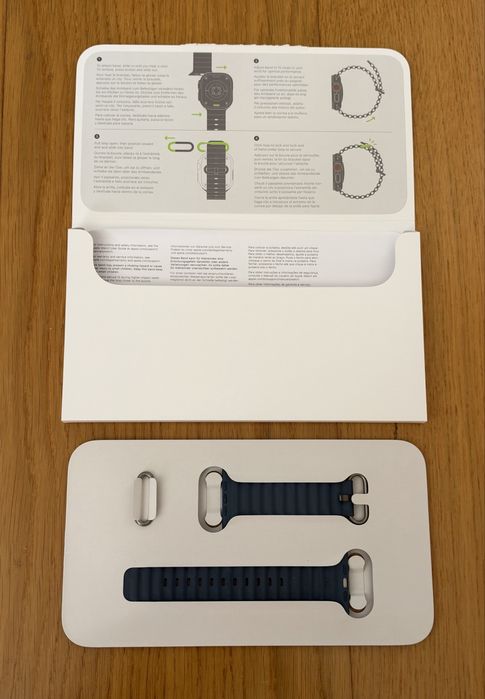 Apple Watch Ultra 3 49mm Natural TI AB Ocean Band