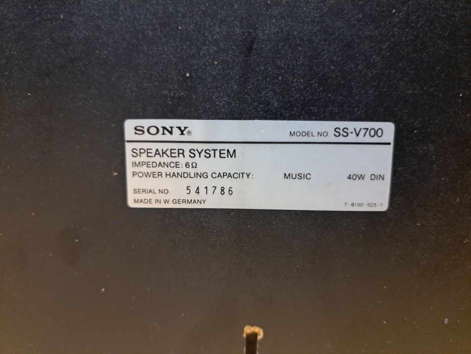 Sony  SS v700 акустичні колонки
