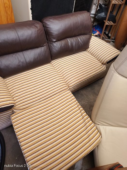Sofá chaise longue reversível