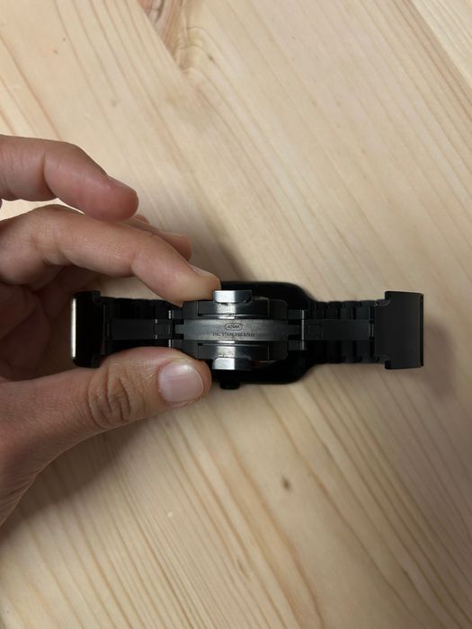 Apple Watch Series 10 – 42mm Aluminium Case | Pulseira Premium 316L Bracelete de Elos Ardósia