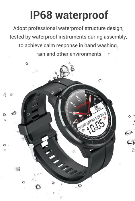 Smart watch Relógio inteligente tela redonda.