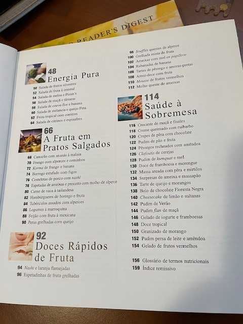 Livros Maravilhosa Massa e Fruta e Sobremesas + Guia dos Barmen