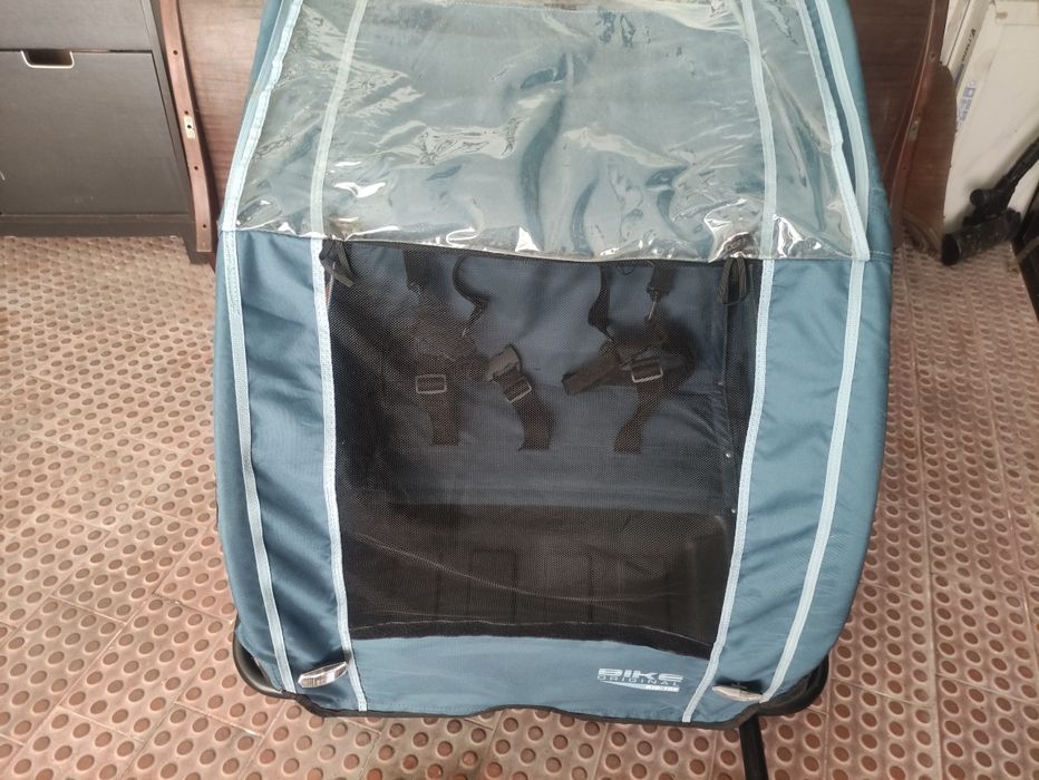 Atrelado para bicicleta para duas crianças modelo Bike Original 2020