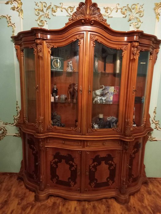 горка натуральное дерево инкрустированная