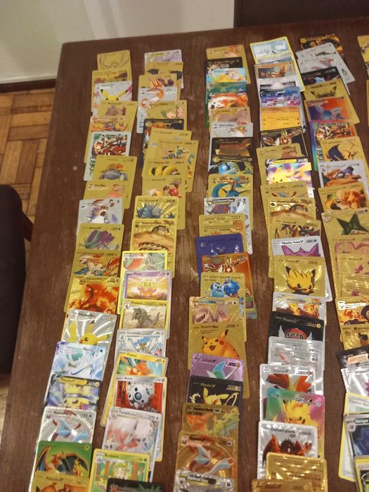 Vendo cartas pokemon+capa+caixas