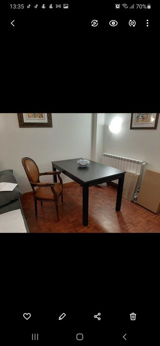 MESA de refeições, extensível, como nova