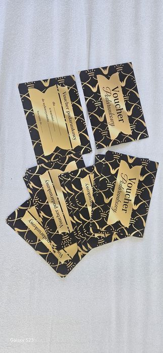 Vouchery podarunkowy bon upominkowy  22szt