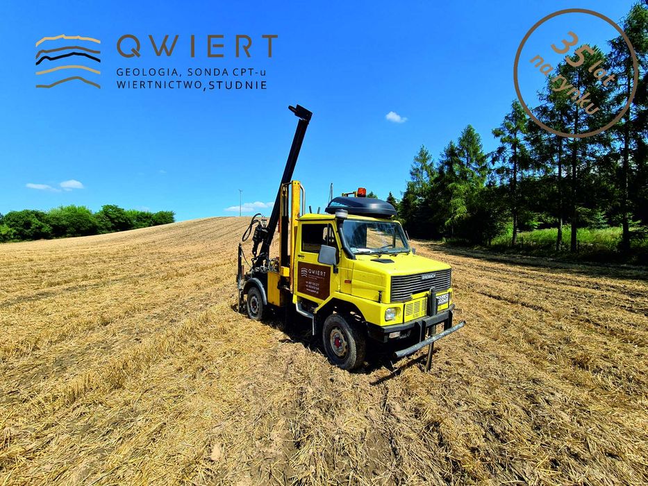 Geolog, badanie gruntu, studnie głębinowe - Dominik Kuc.