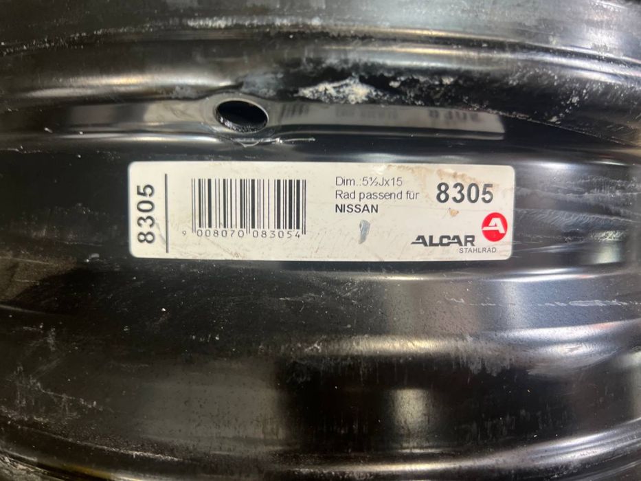 Диск металевий 5.5R15 4х100 ET50 dia60.1 KBA44544 4шт