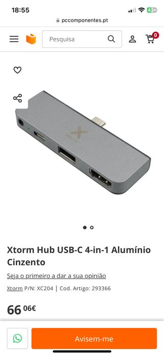 Adaptadores USB-C Hub 7in1/4in1/2xhdmi NOVOS