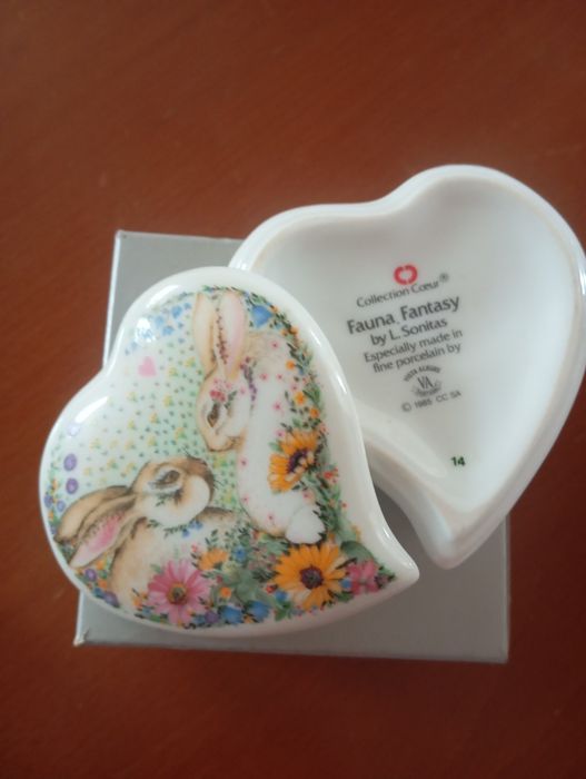 Caixinha de Porcelana colecionável - Collection Coeur