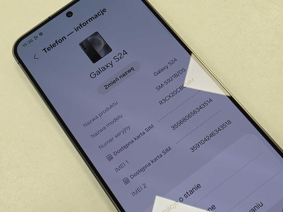 Samsung Galaxy S24 Dual SIM/ 8GB/ 128GB/ Onyx Black/ Grade A-/ BAT 100%/ Gwarancja + ładowarka