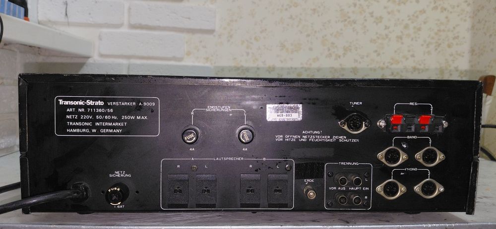 Підсилювач Transonic-strato A9009A