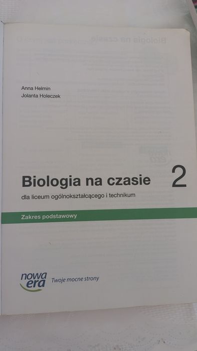 Biologia na czasie 2 podręcznik