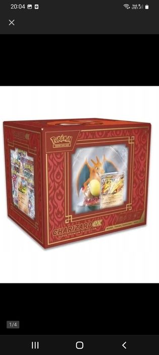 Pokemon karty  kolekcjonerskiecharizard ex  super premium