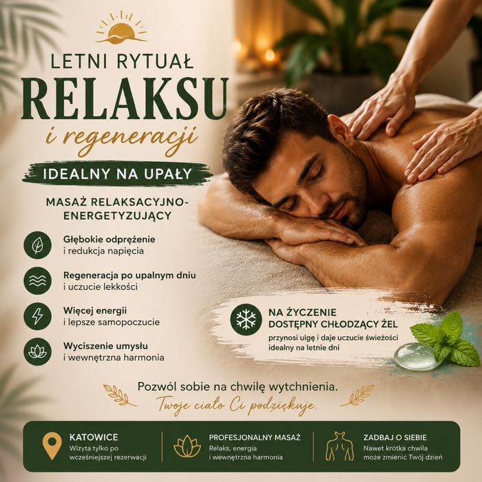 Masaż Relaksacyjny | Idealny na Upały
