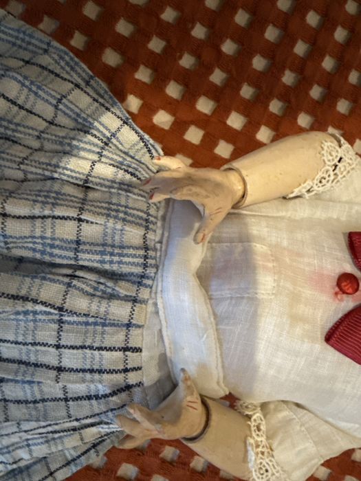 Boneca antiga alemã de porcelana de 1912 – 37 cm