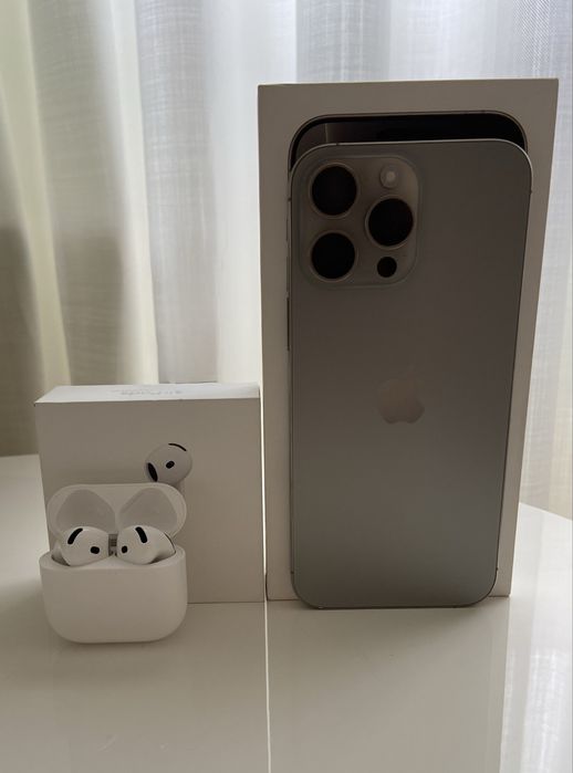 Iphone 16 Pro Max + Airpods 4 ANC C/Faturas